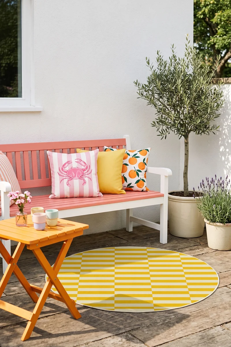 Outdoor Isla Zitrone Teppich