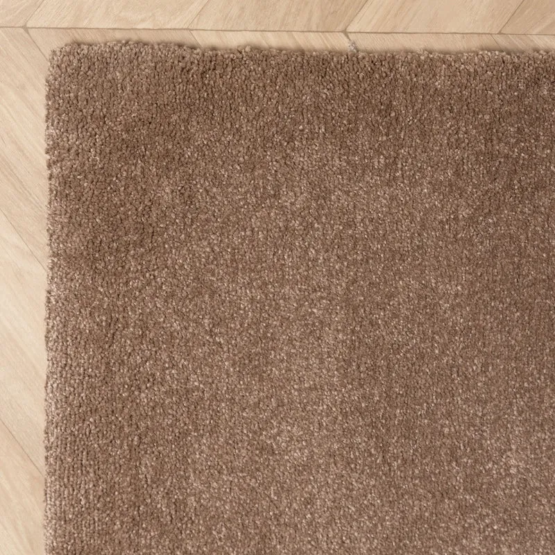 Waschbarer Teppich - Clean Braun
