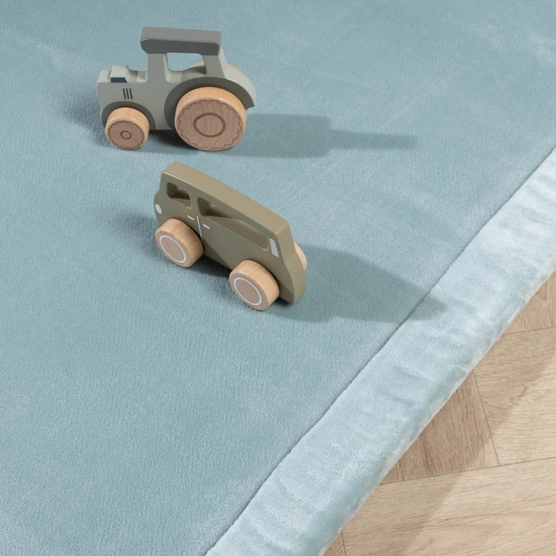 Waschbare Spielmatte Baby - Jip Blau