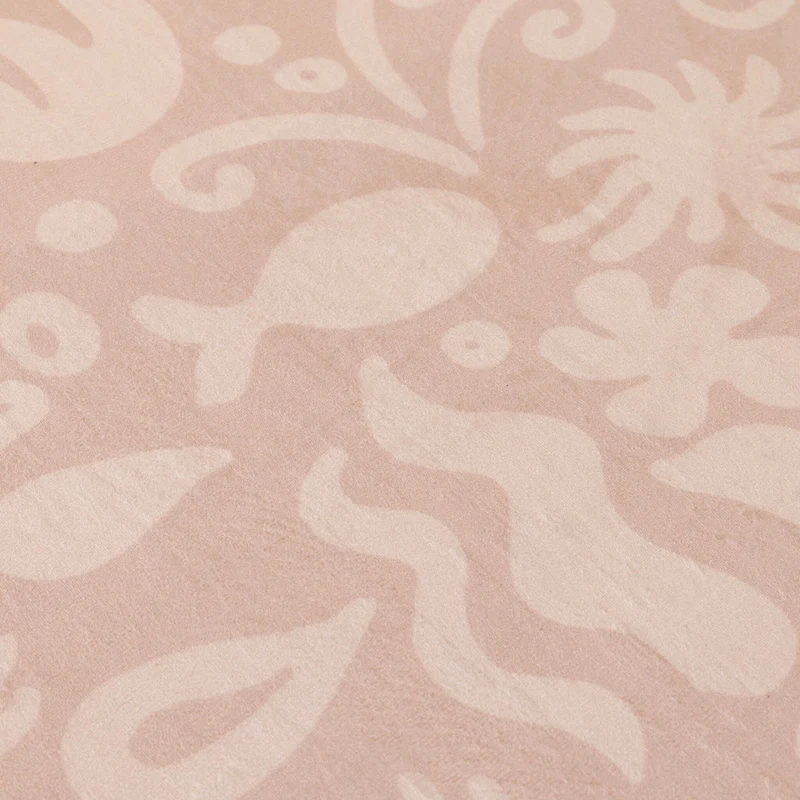 Waschbare Spielmatte Baby - Flo Rosa