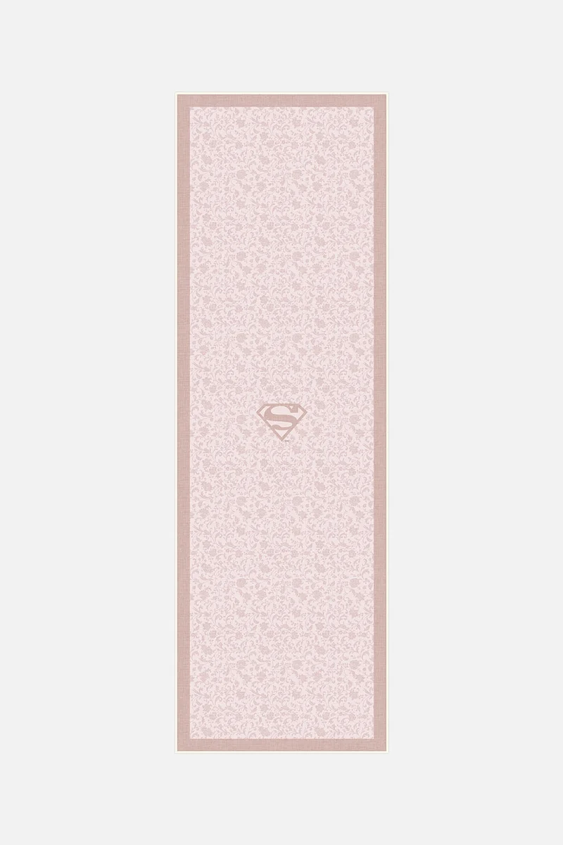 Supergirl™ Floral Rosa Teppich