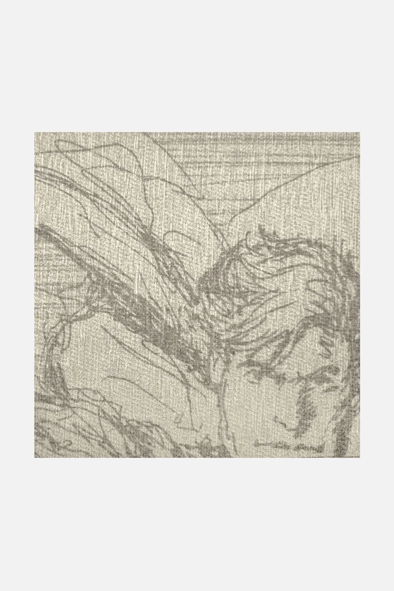 Superman™ Skizze Beige Teppich