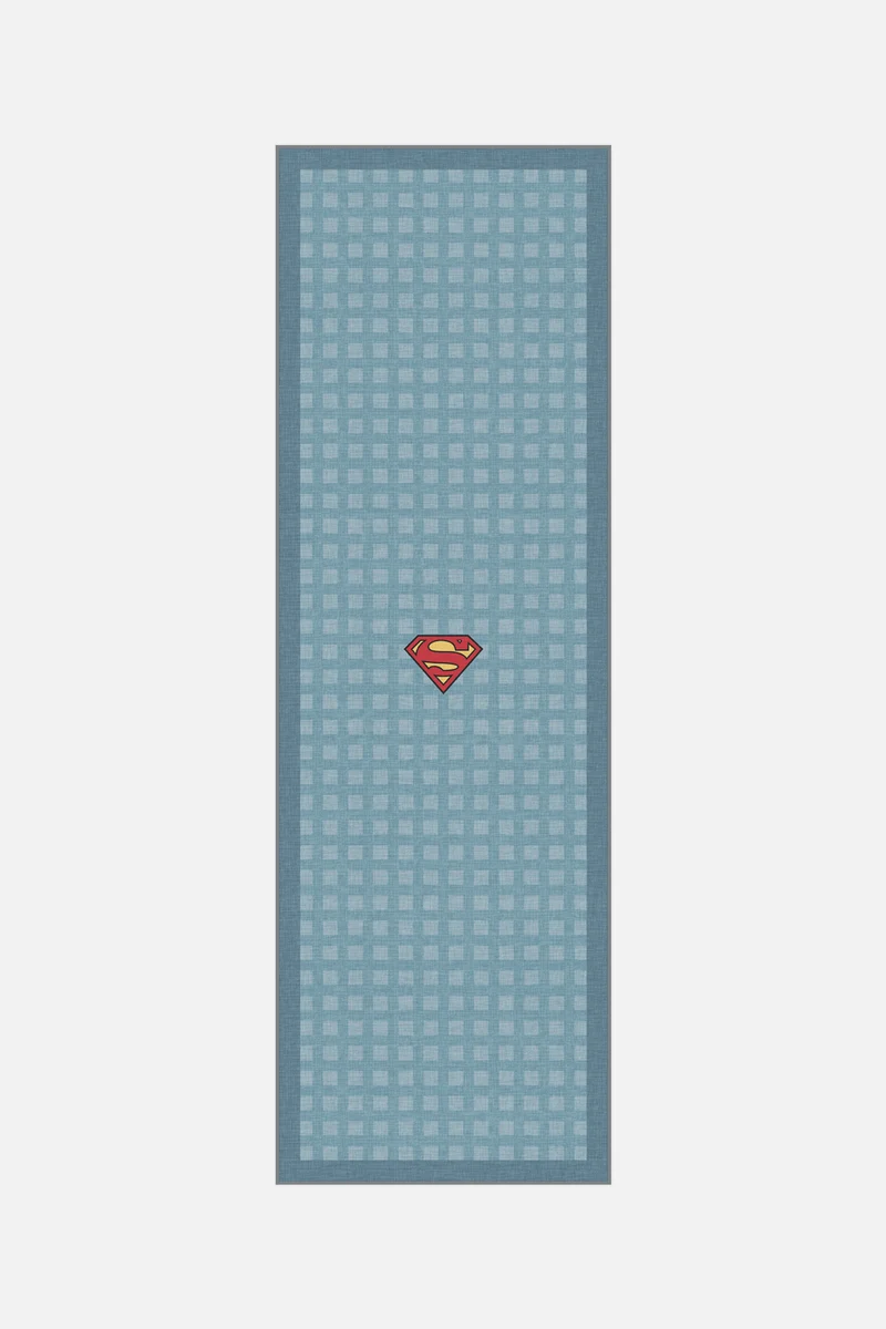Superman™ Gitter Blau Teppich