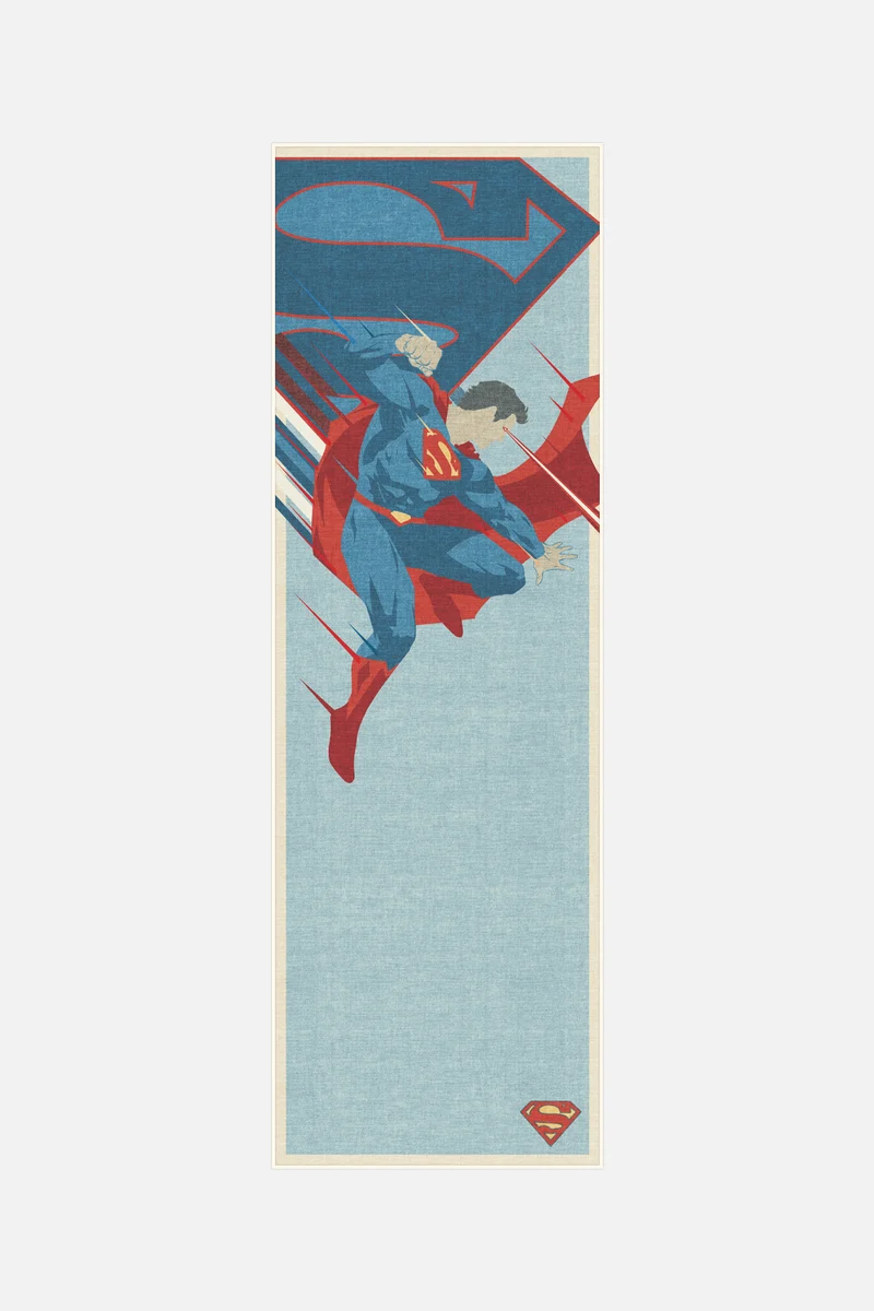 Superman™ Laser Blau Teppich