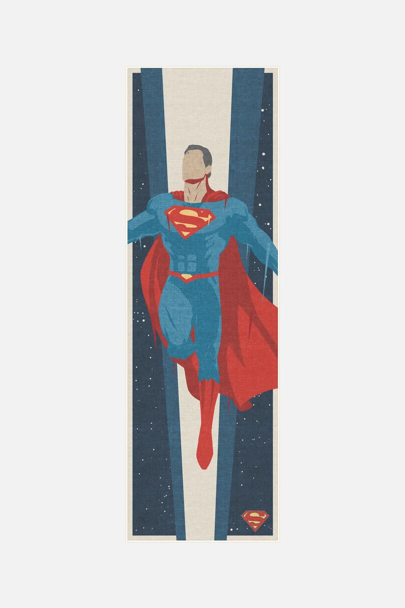 Superman™ Weltraum Dunkelblau Teppich