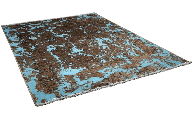Vintage · Handgeknüpft – Blau, 245x170 cm