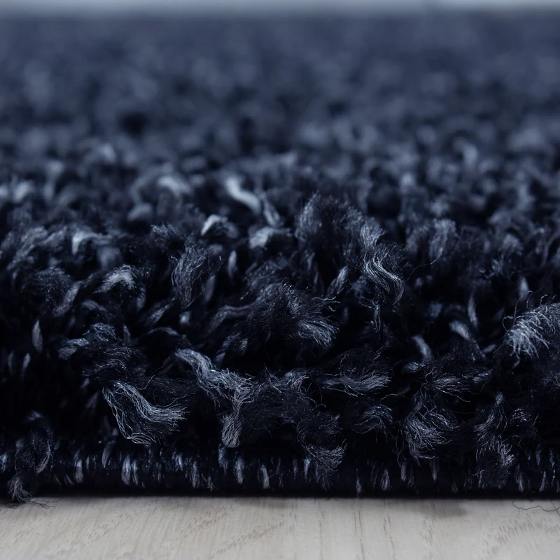 Hochflor Teppich Wohnzimmer Langflor Shaggy Teppich Einfarbig Design Flauschig