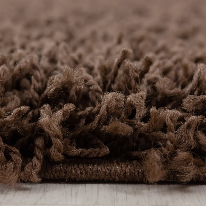 Hochflor Teppich Wohnzimmer Langflor Shaggy Teppich Einfarbig Design Flauschig