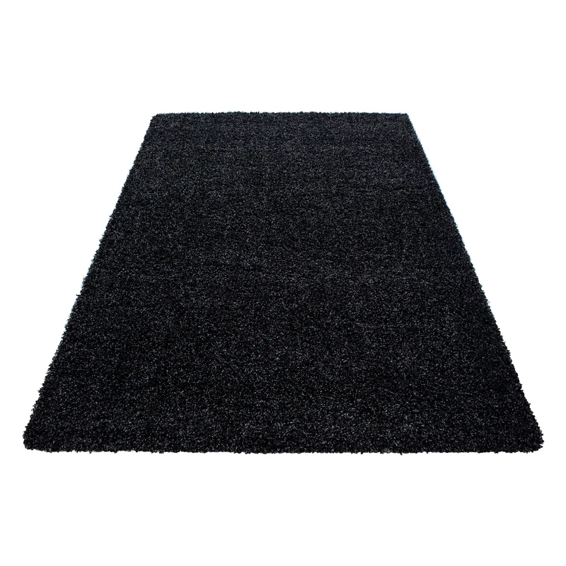 Hochflor Teppich Wohnzimmer Langflor Shaggy Teppich Einfarbig Design Flauschig