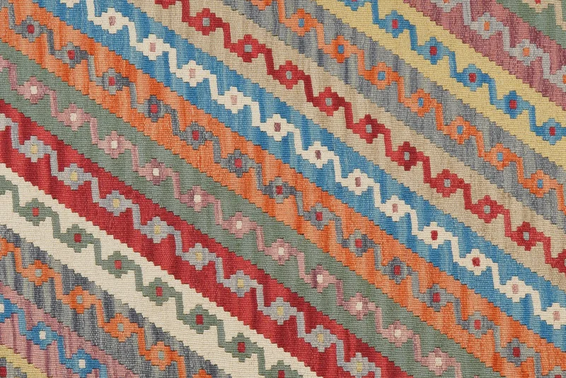 Kelim Gashgai · Handgewebt – Bunt, 176x130 cm