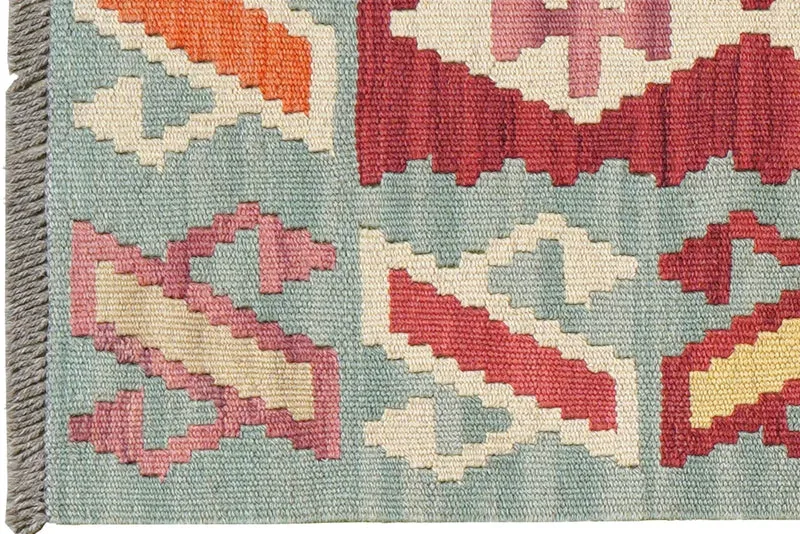 Kelim Gashgai · Handgewebt – Bunt, 194x58 cm