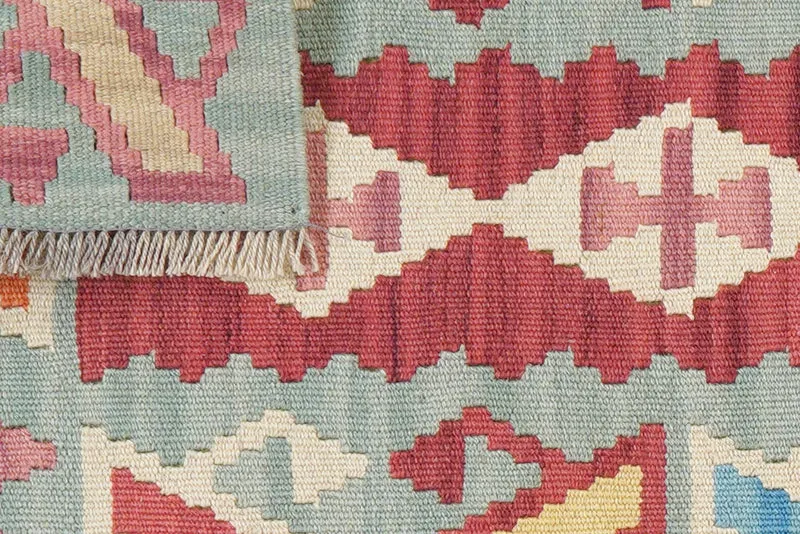 Kelim Gashgai · Handgewebt – Bunt, 194x58 cm
