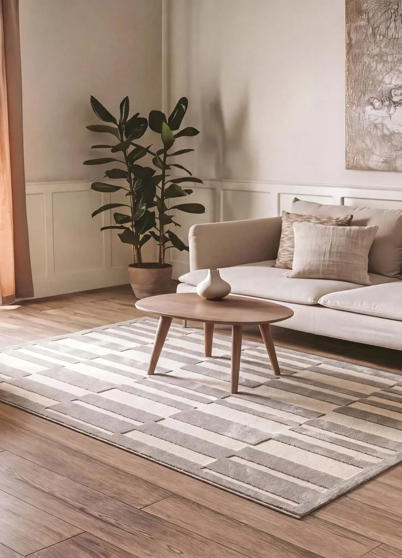 Alfombra con relieve Baresa 12940 Gris