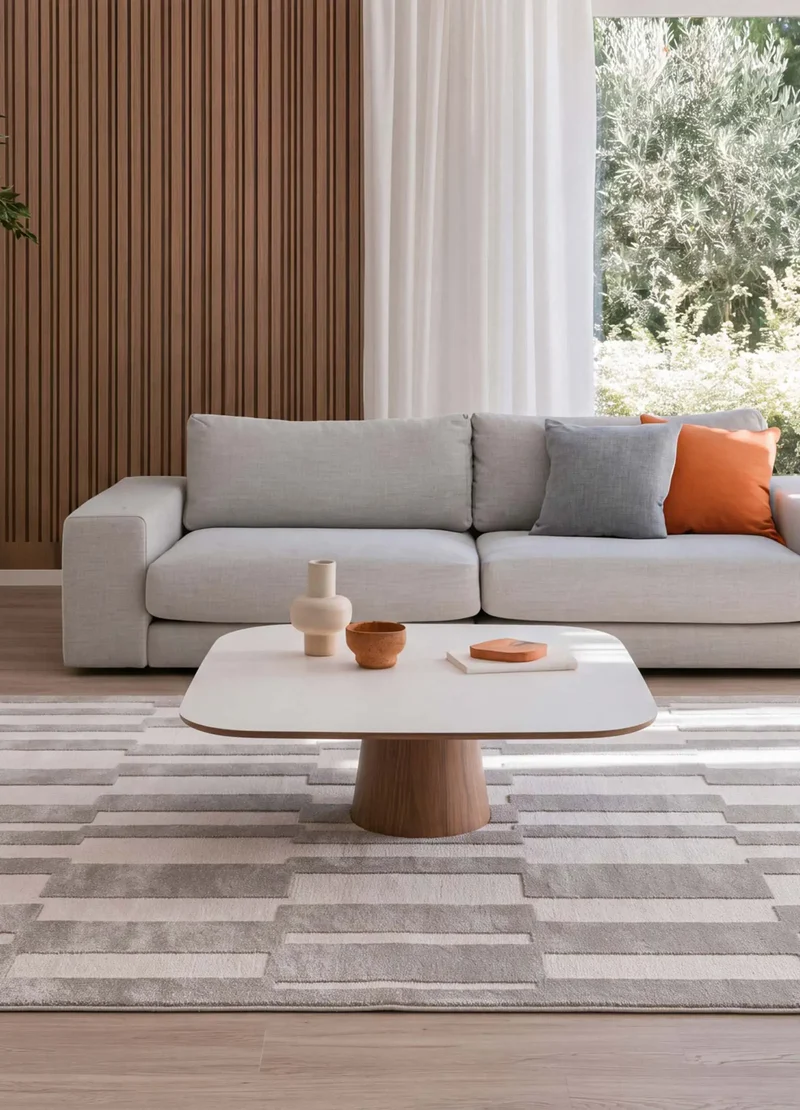 Alfombra con relieve Baresa 12940 Gris