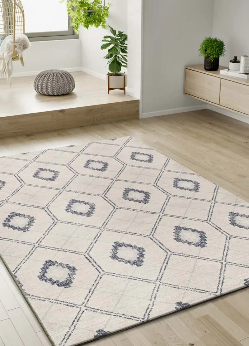 Alfombra geométrica Siroco 16806 Multi
