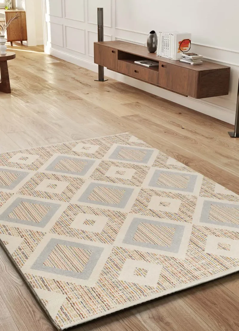 Alfombra geométrica Siroco 16804 Multi