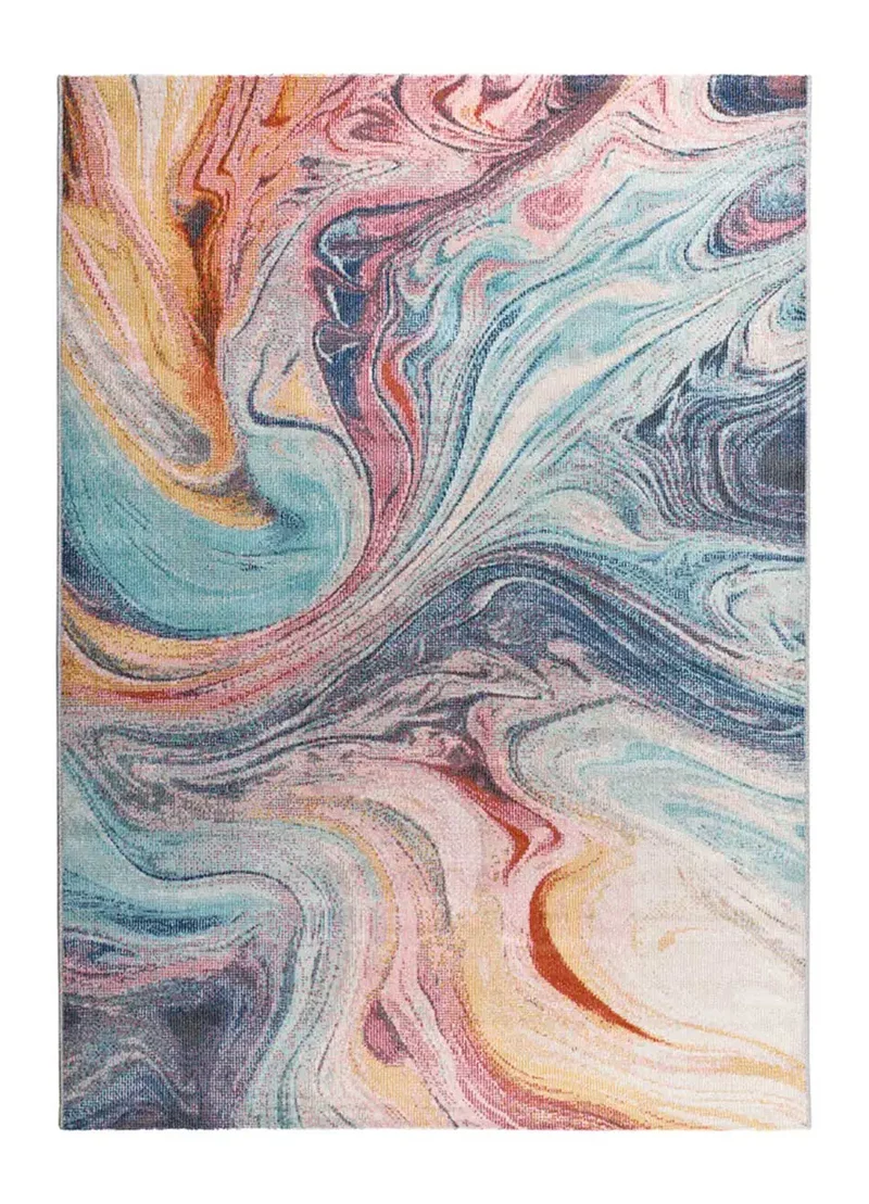 Alfombra de exterior abstracta Samara 54572 Multicolor