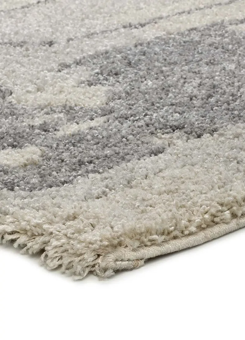 Alfombra shaggy Helia 8812 Plata