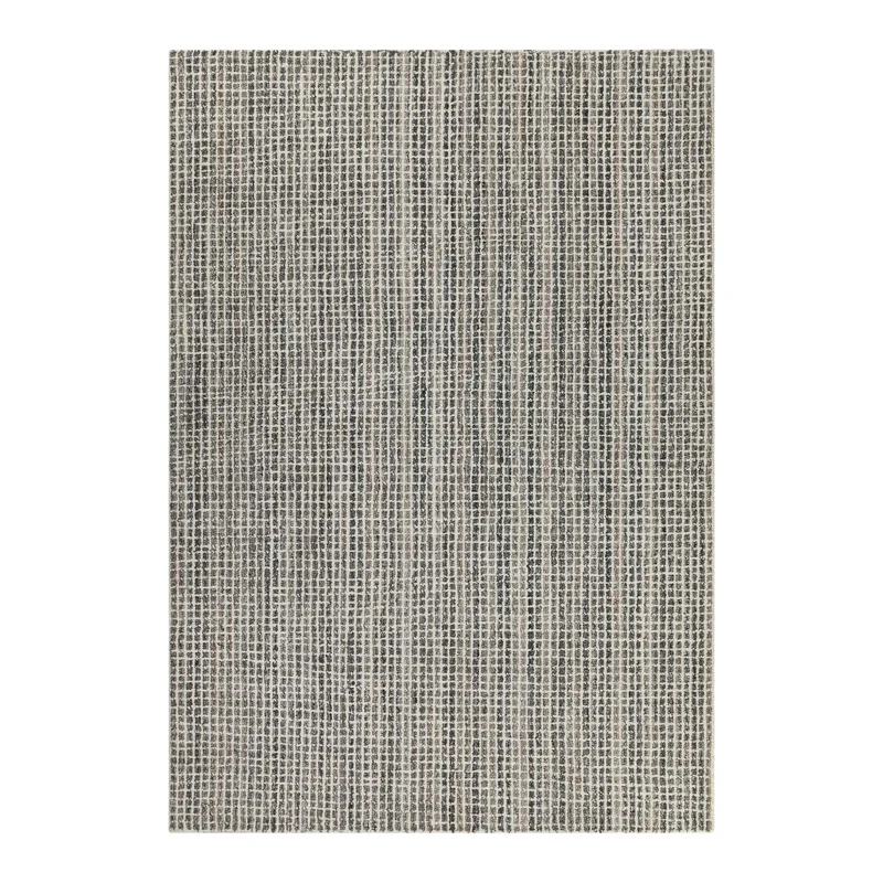 Kurzflor Teppich Grau Braun meliert "Hamptons FOURTEEN" WECONhome
