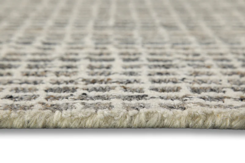 Kurzflor Teppich Grau Braun meliert "Hamptons FOURTEEN" WECONhome