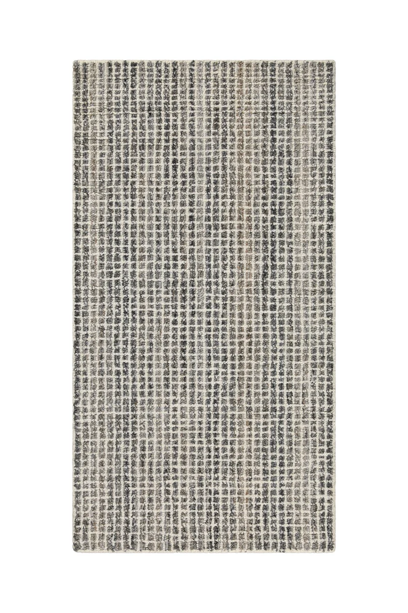 Kurzflor Teppich Grau Braun meliert "Hamptons FOURTEEN" WECONhome