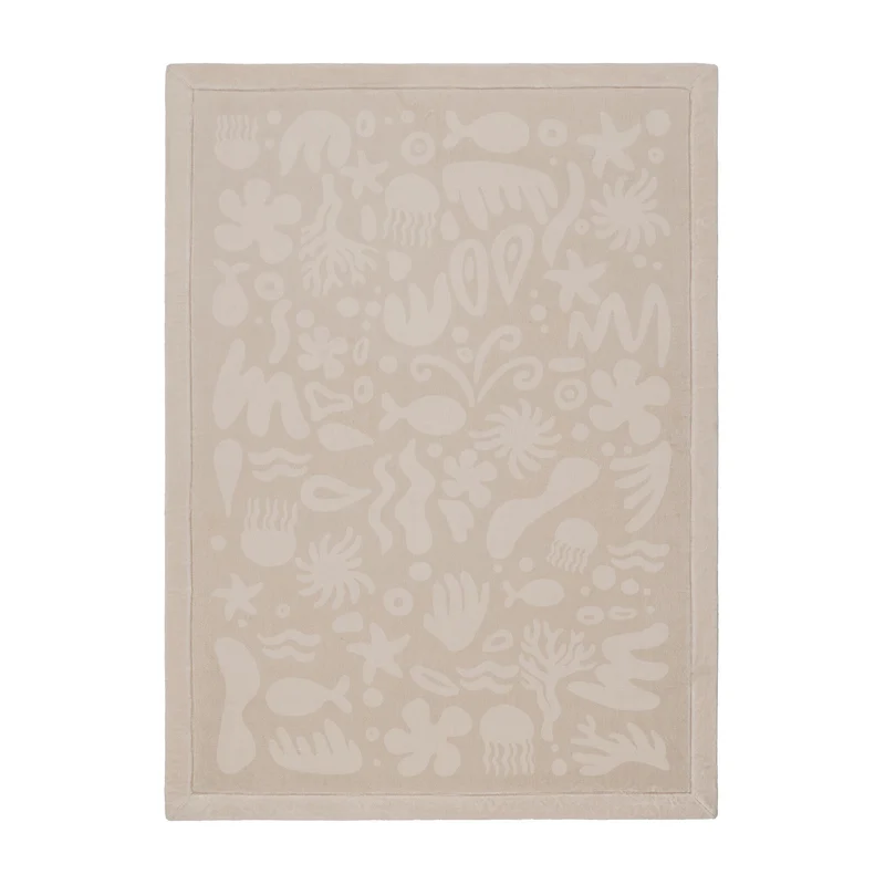 Waschbare Spielmatte Baby - Flo Beige