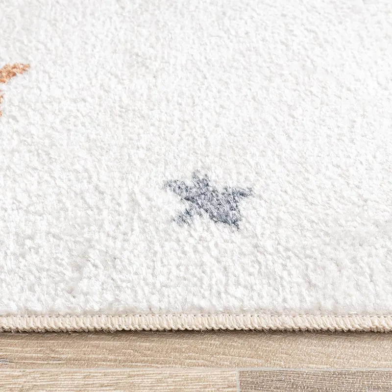 Waschbarer Kinderteppich - Ravi Stars Bunt