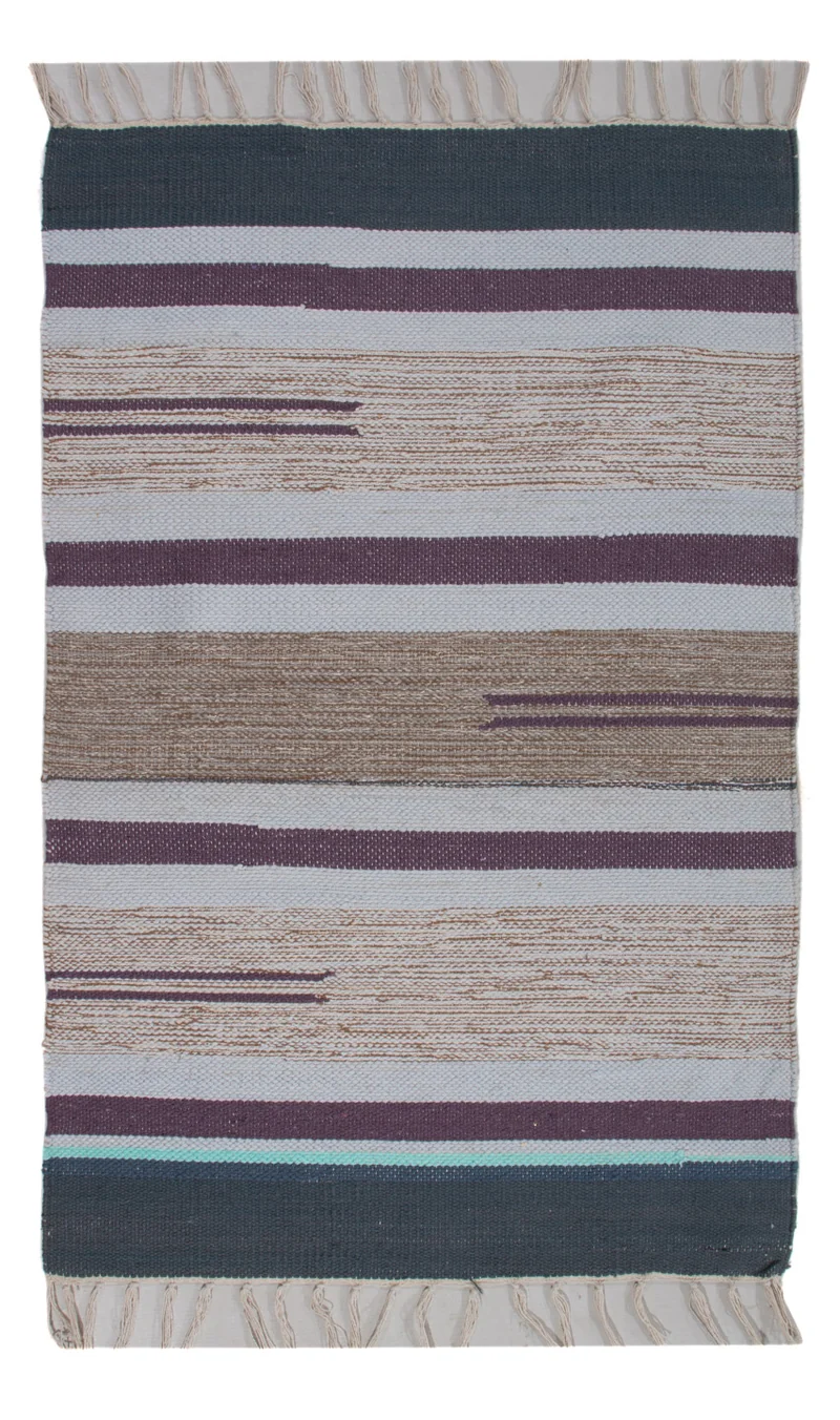 Kelim Modern Teppich 60x90cm - mehrfarbig