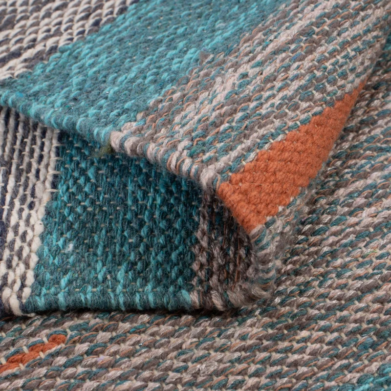 Kelim Modern Teppich 60x90cm - mehrfarbig