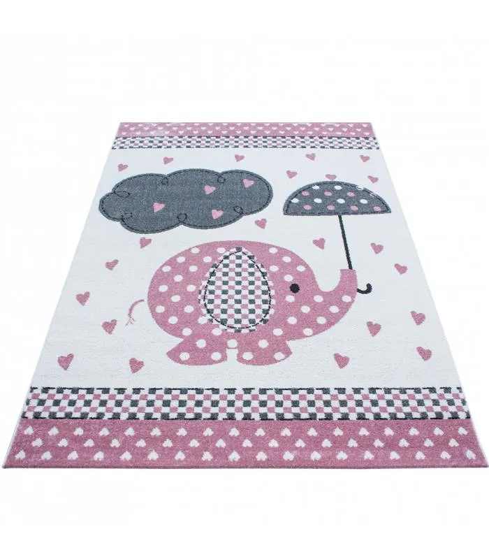Kinderteppich Kurzflor Leuchtturm Seefahrt Schiff Kinderzimmer Grau Beige