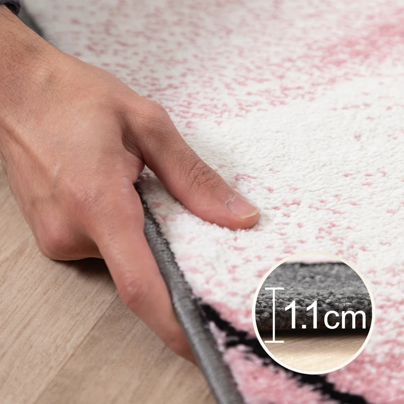 Carpettex Kinderteppich Waschbar Weich Antiallergen Spielteppich