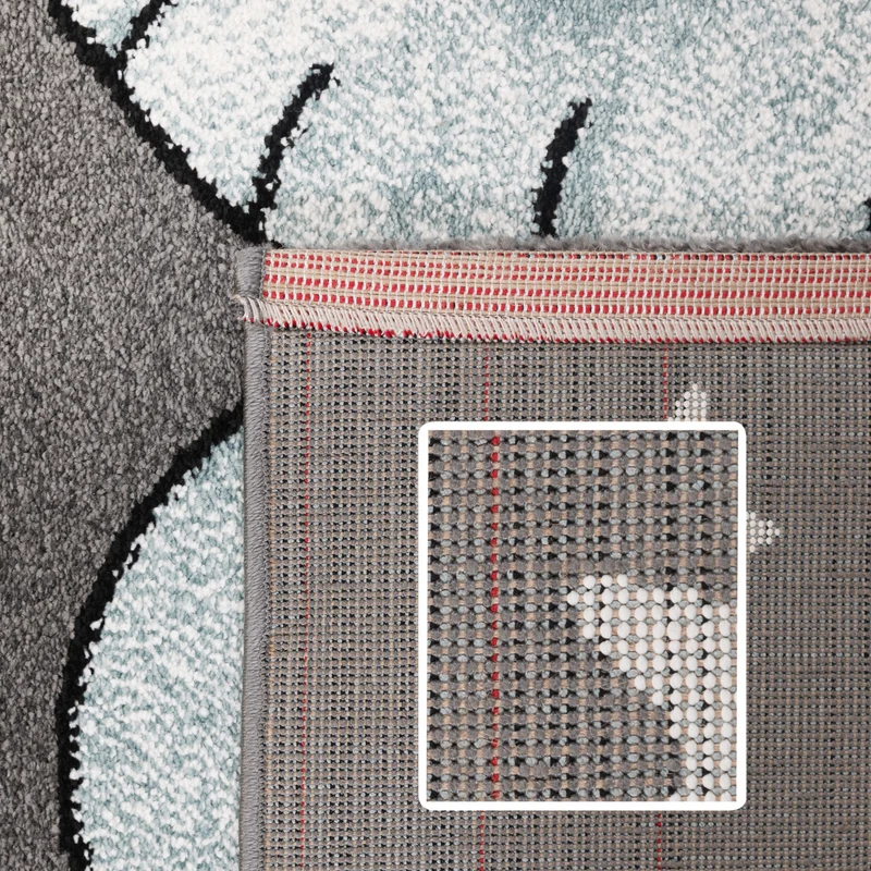 Carpettex Kinderteppich Waschbar Weich Antiallergen Spielteppich