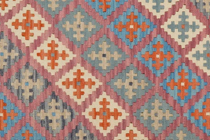 Kelim Gashgai · Handgewebt – Rosa, 179x121 cm