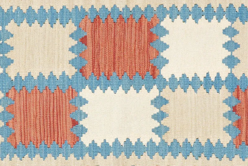 Kelim Gashgai · Handgewebt – Blau, 187x82 cm