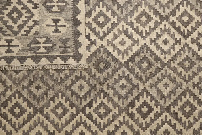 Kelim Gashgai · Handgewebt – Braun, 299x204 cm