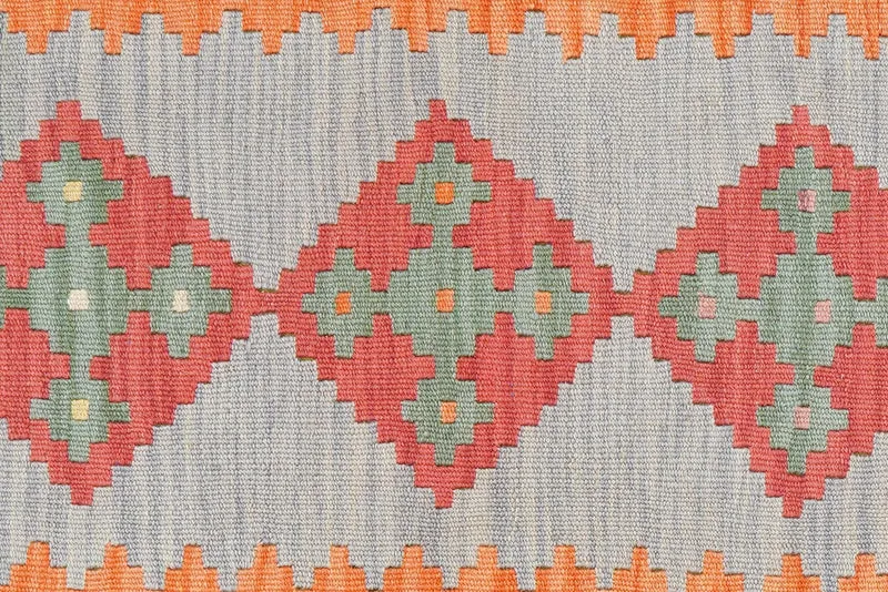 Kelim Gashgai · Handgewebt – Blau, 121x82 cm