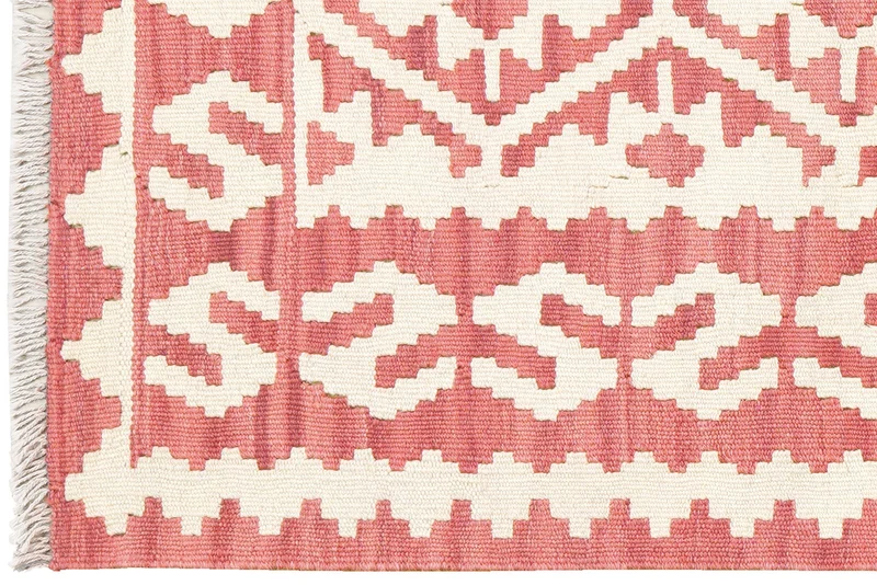 Kelim Gashgai · Handgewebt – Beige, 124x86 cm