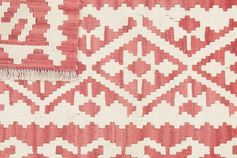 Kelim Gashgai · Handgewebt – Beige, 124x86 cm