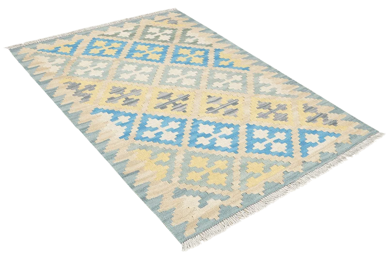 Kelim Gashgai · Handgewebt – Beige, 115x82 cm