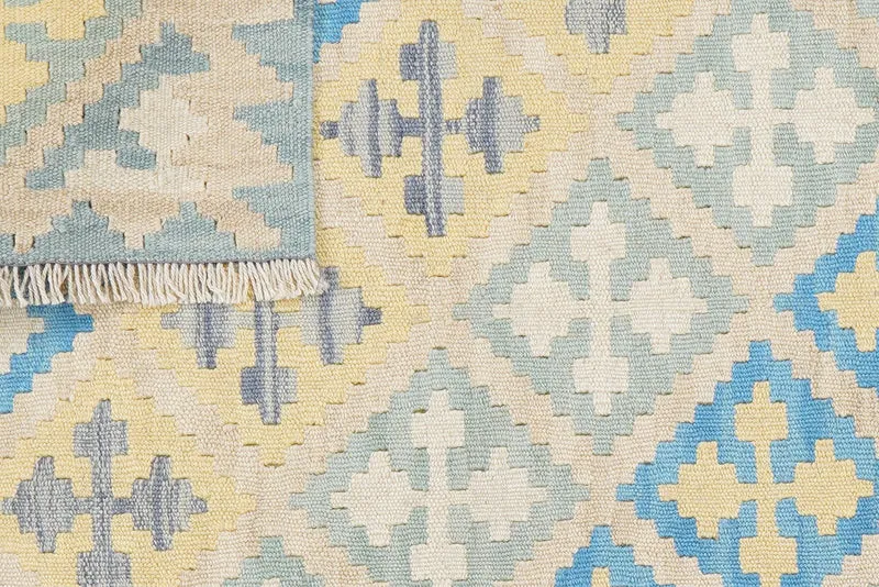 Kelim Gashgai · Handgewebt – Beige, 115x82 cm