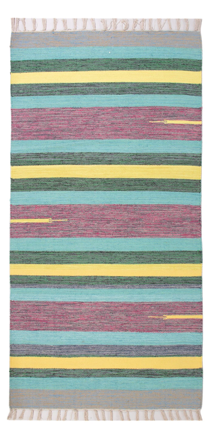 Kelim Modern Teppich 70x150cm - mehrfarbig