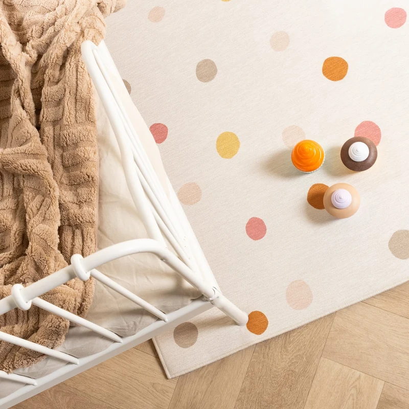 Waschbarer Kinderteppich - Evi Confetti Bunt