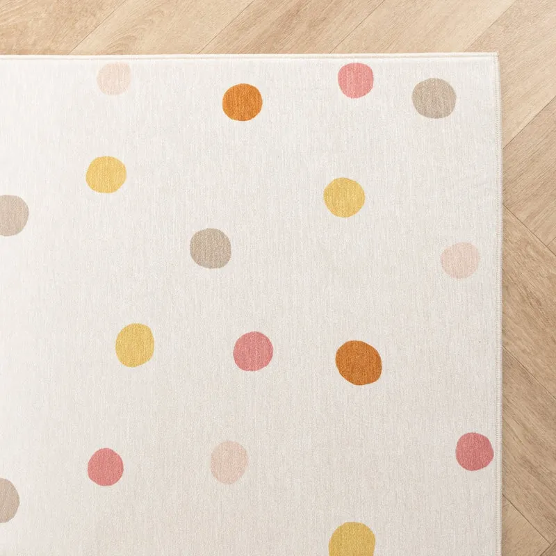 Waschbarer Kinderteppich - Evi Confetti Bunt