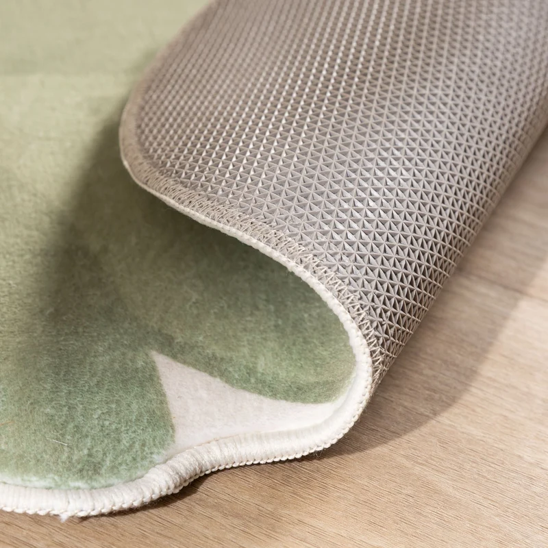Waschbarer Kinderteppich - Berry Avocado Grün