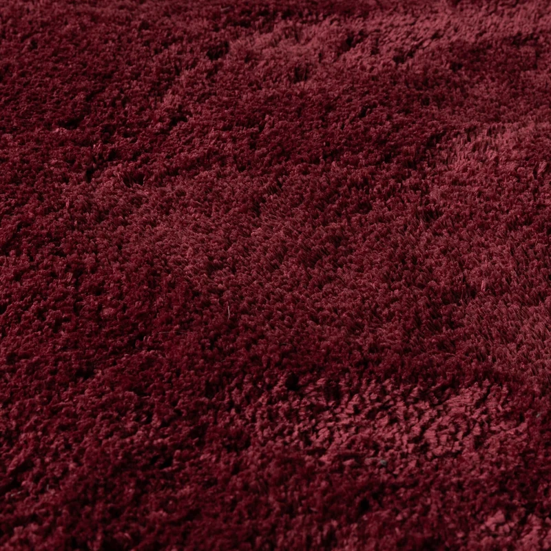 Hochflor Teppich Waschbar - Ziggy Rot