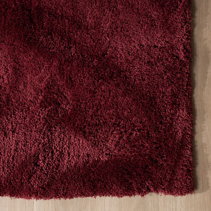 Hochflor Teppich Waschbar - Ziggy Rot