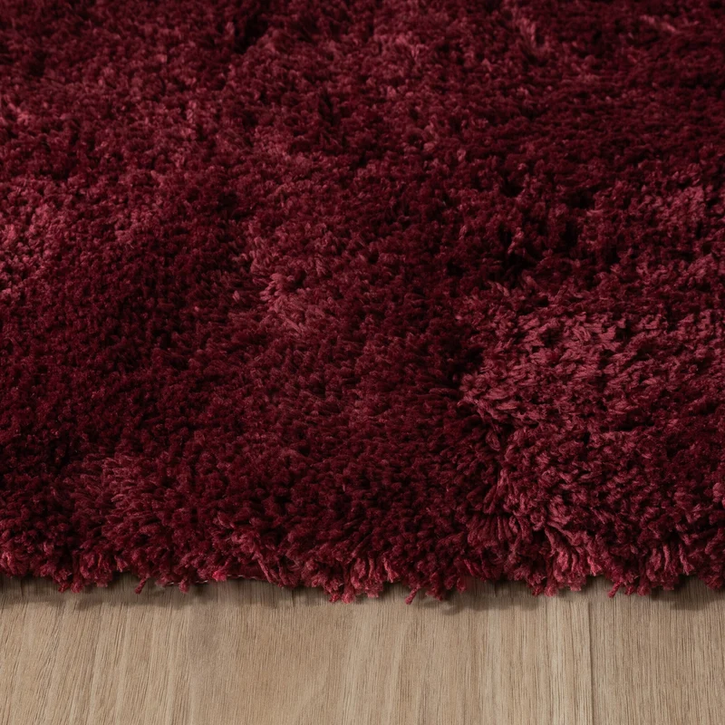 Hochflor Teppich Waschbar - Ziggy Rot