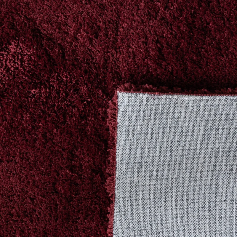 Hochflor Teppich Waschbar - Ziggy Rot