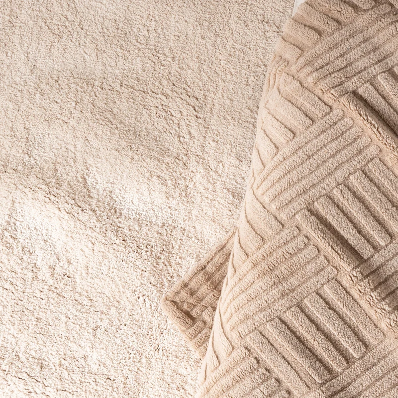 Hochflor Teppich Waschbar - Ziggy Creme