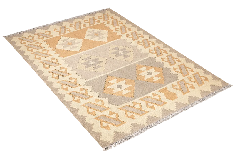 Kelim Gashgai · Handgewebt – Beige, 178x121 cm